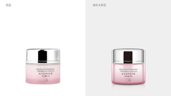 化妝品保濕潤顏水乳霜 粉色瓶子包裝與PS、AI聯合精修產品圖